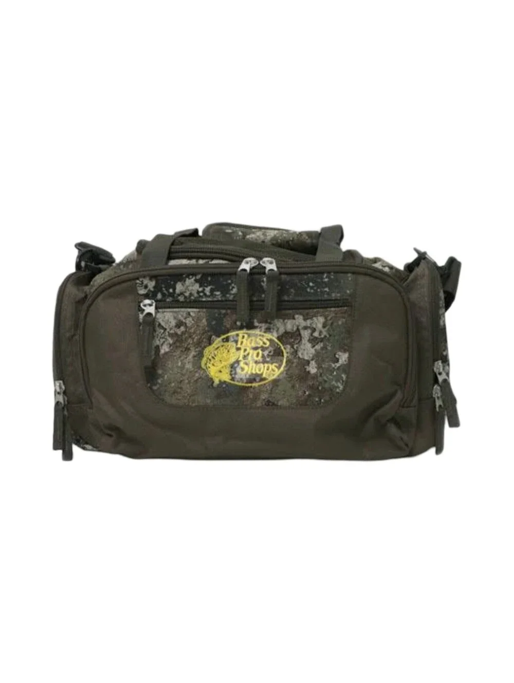 Bass Pro Shops Camo and Olive Green Dual Duffel Shoulder Bag